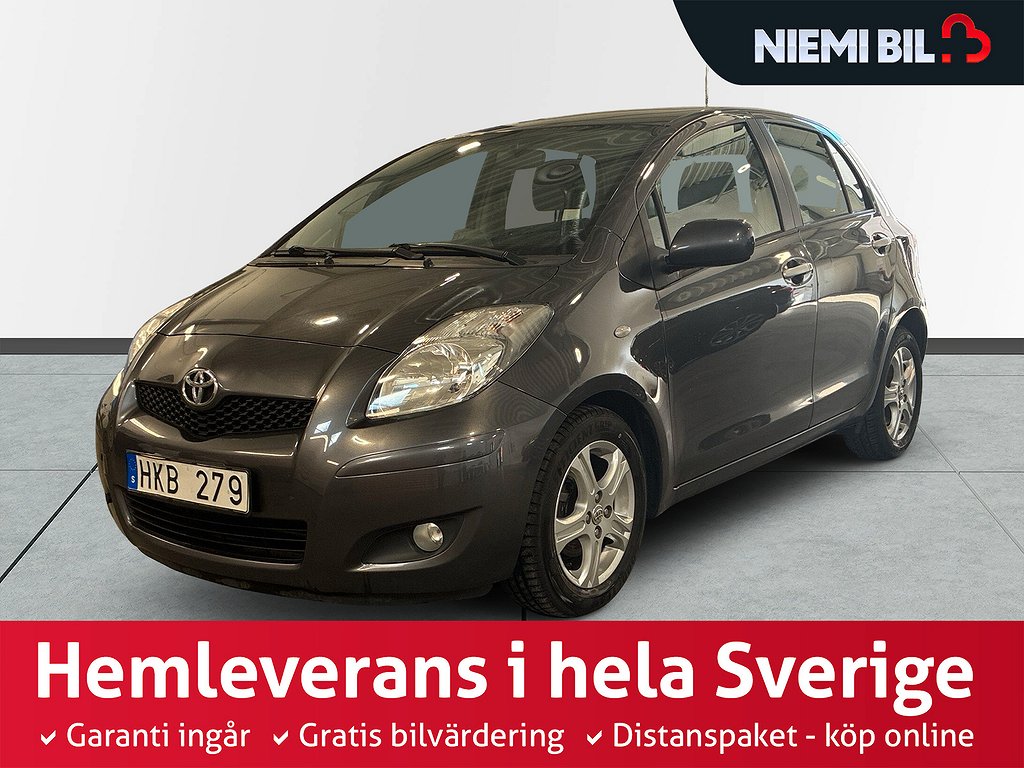 Toyota Yaris 5-dörrar 1.33 Dual VVT-i Värmare S&Vdäck ISOFIX