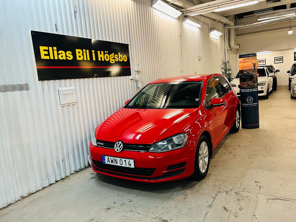 Volkswagen Golf 5-dörrar 1.4 TGI CNG Euro 6,Lågmil,Svensksåld