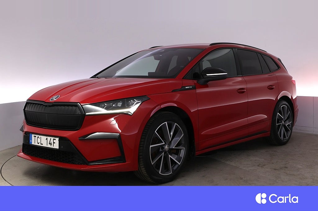 Skoda Enyaq iV 80 Sportline Drag Elstol Canton BLIS Keyless