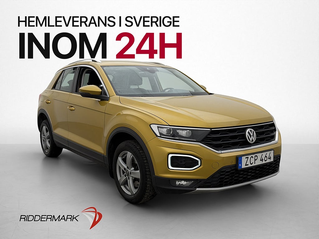 Volkswagen T-Roc 1.0 TSI 116hk Base Rattvärme CarPlay