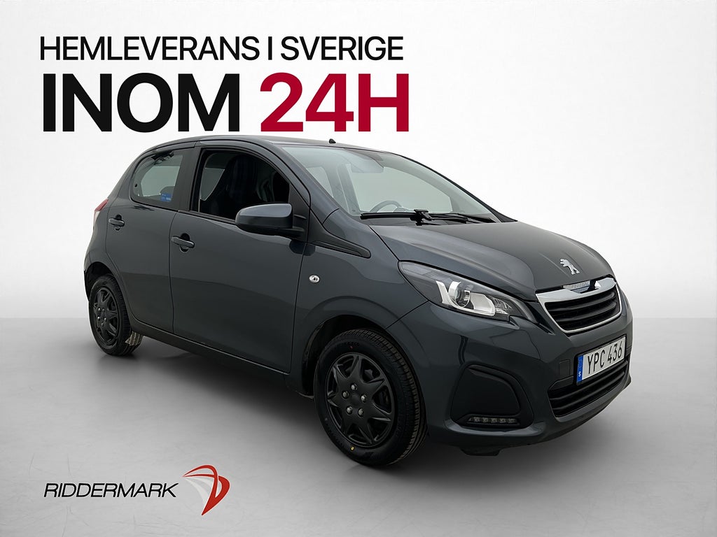 Peugeot 108 VTi ETG5 72hk P-Sensorer Växelpaddlar 0,42l/mil