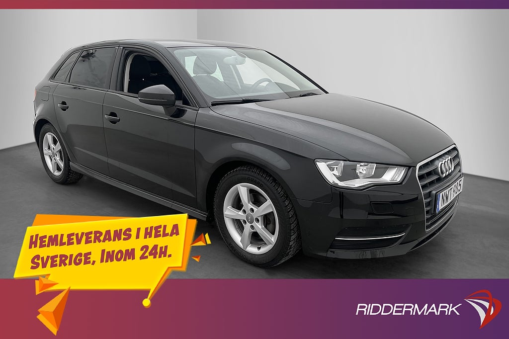 Audi A3 1.6 TDI Attraction Comfort P-Sensorer Drag 2-Zons