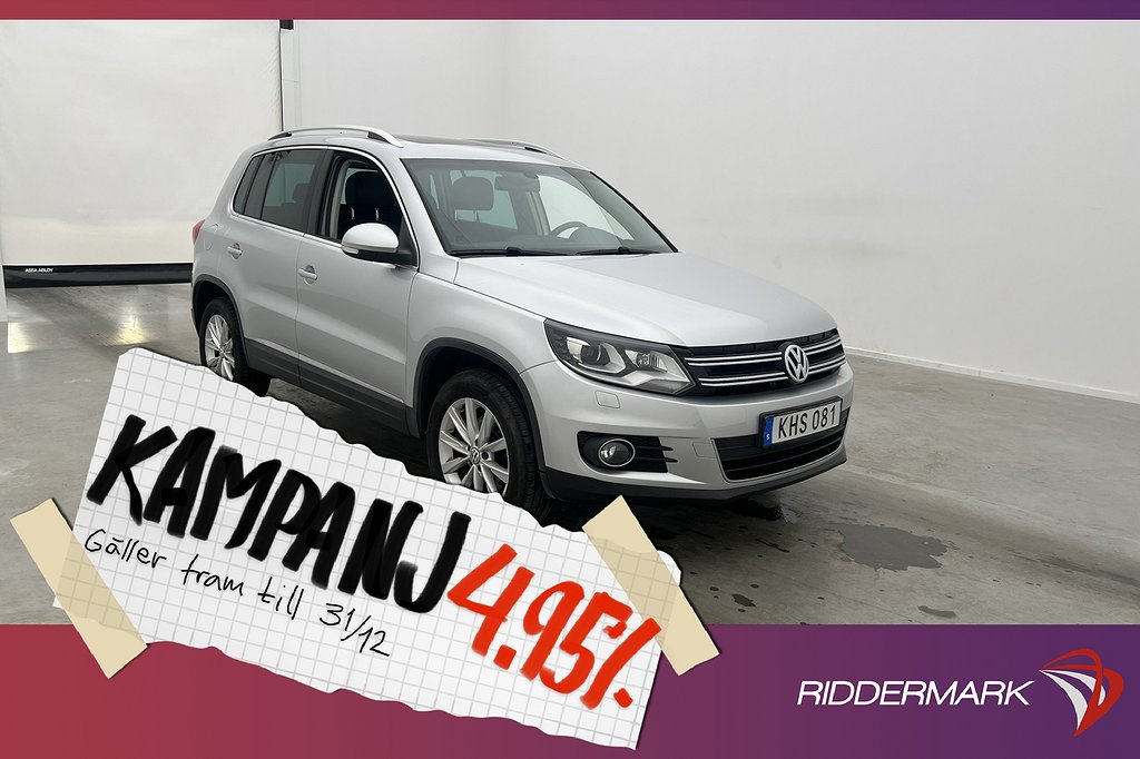 Volkswagen Tiguan 2.0 TDI 4M Premium Pano Skinn 4,95% Ränta