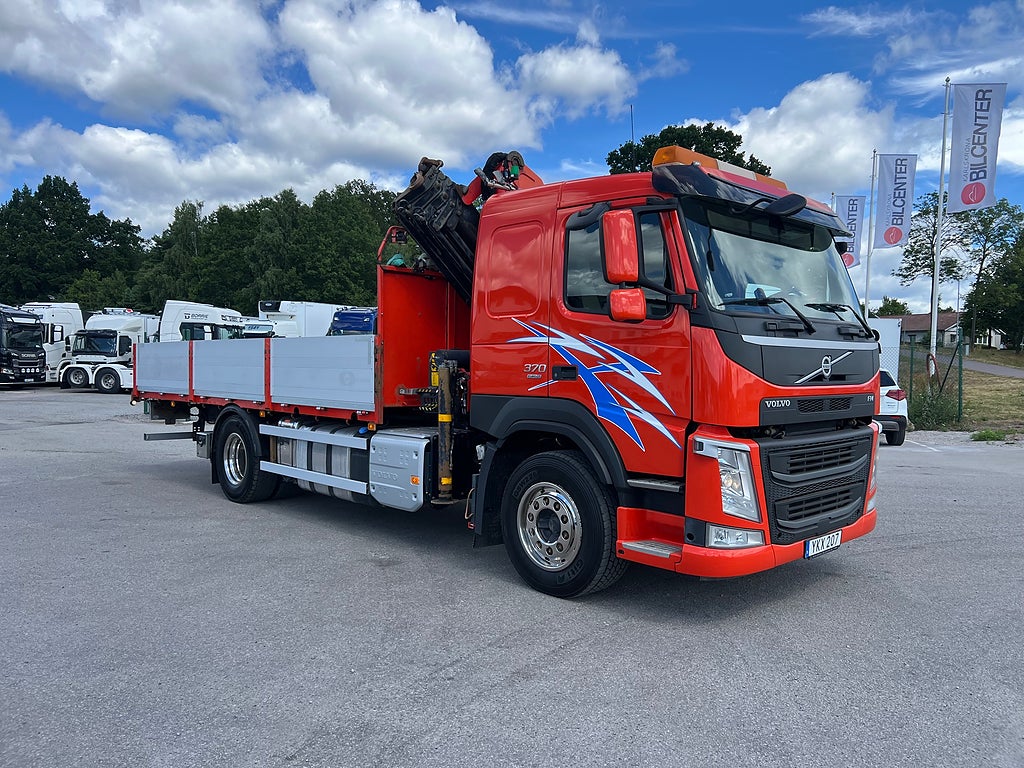 Volvo FM 370 4x2 Kranbil, Palfinger Kran, Euro 6