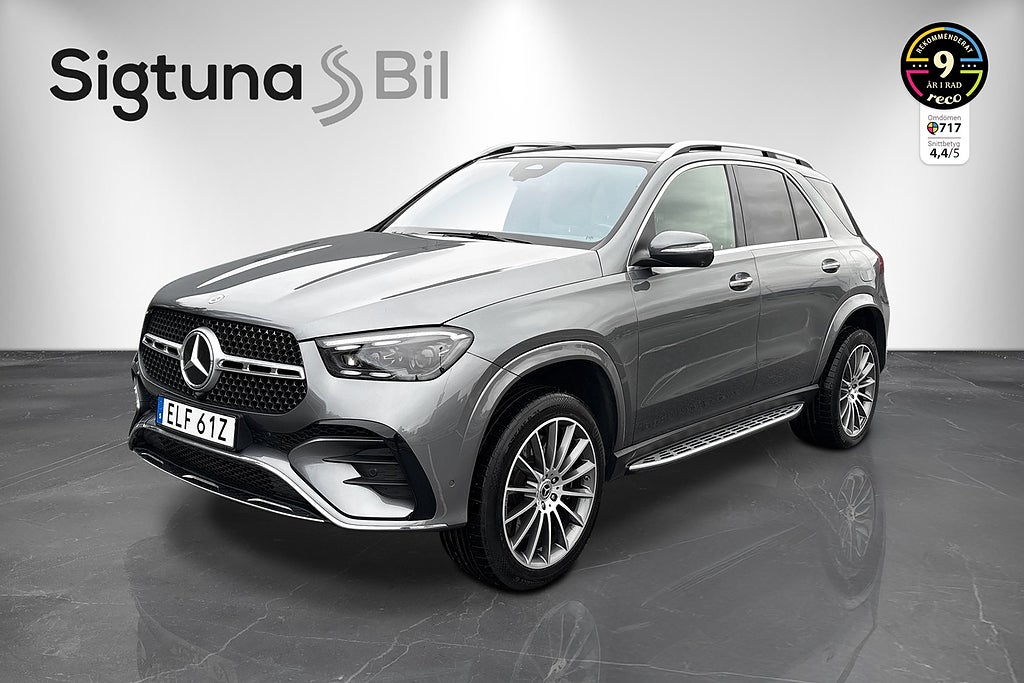 Mercedes-Benz GLE350 de 350 de 4MATIC 9G-Tronic AMG/Pano/Dragkrok/Luft/MOMS