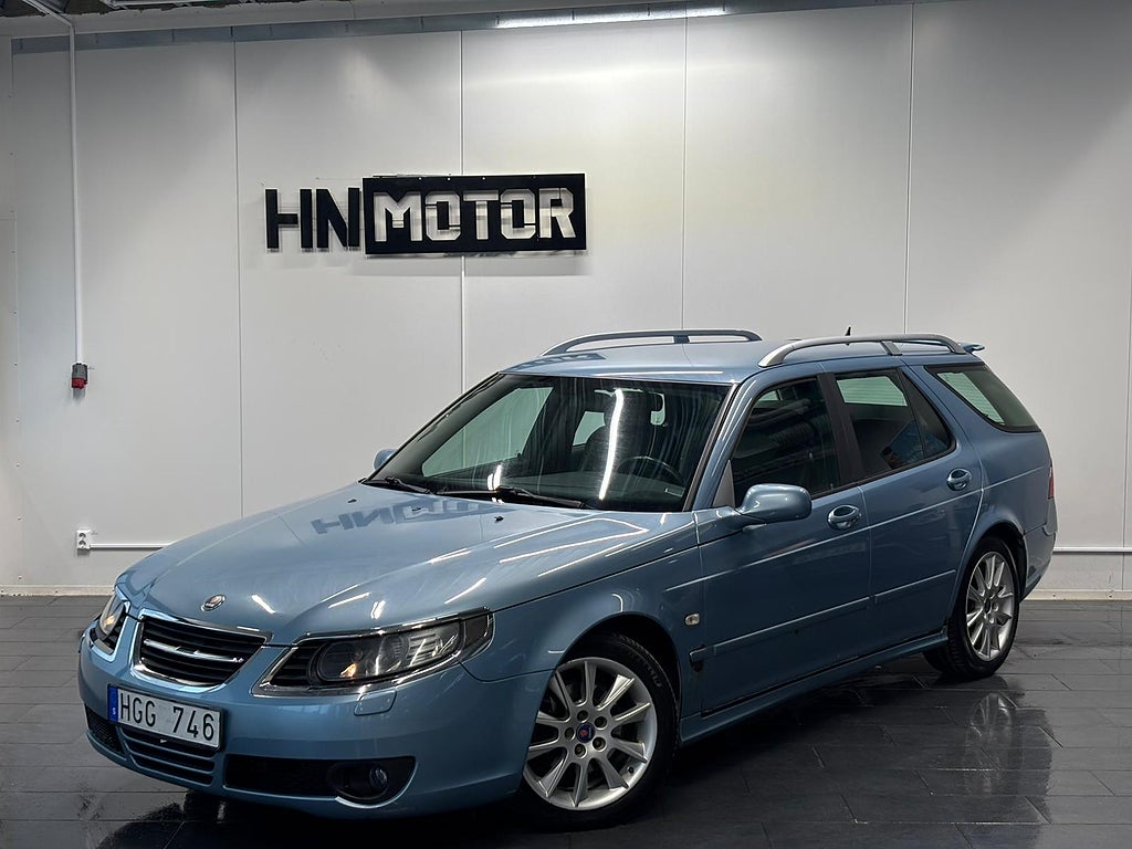 Saab 9-5 Aero SportCombi 2.3 Turbo|Drag|Skinn|Minnes|Ny-serv