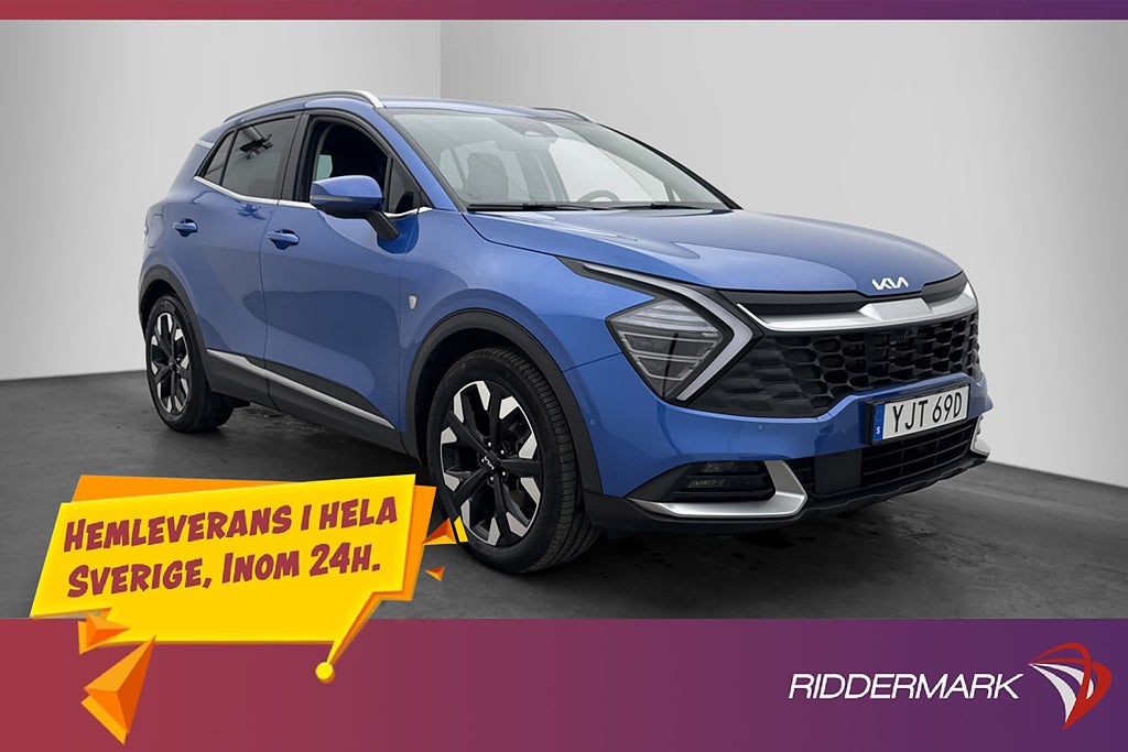 Kia Sportage PHEV AWD 265hk Advance H/K 360° Drag CarPlay