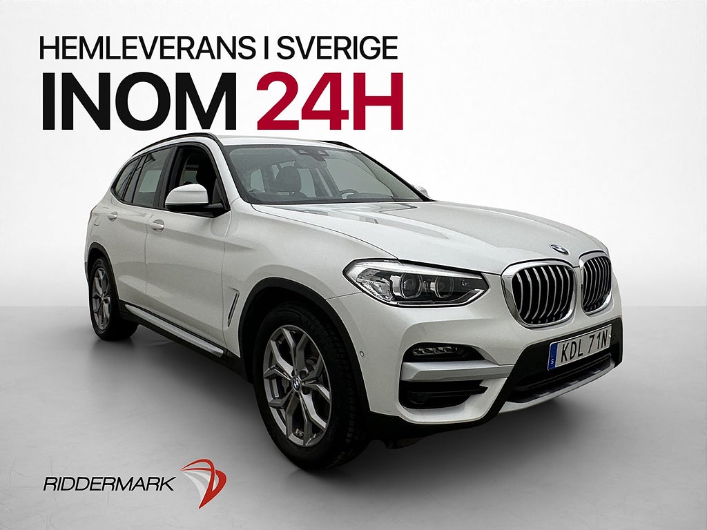 BMW X3 xDrive 30e Cockpit Värmare HiFi Kamera HuD