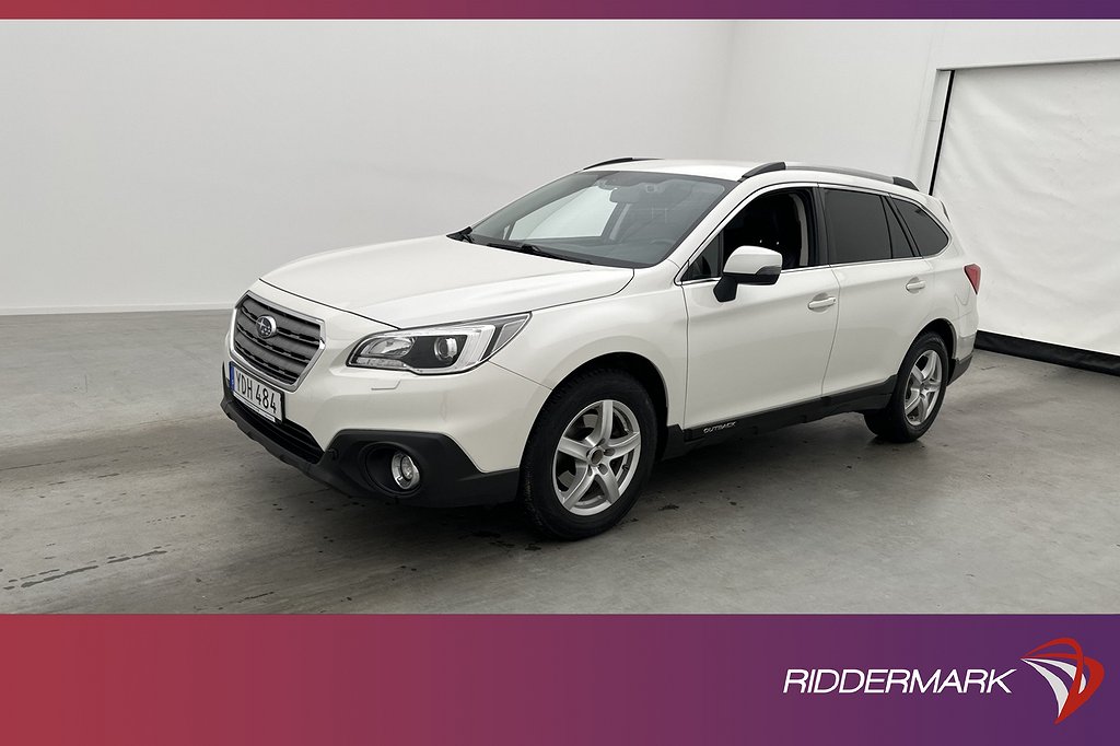 Subaru Outback 4WD 150hk En-Bruk Värmare Kamera Skinn Drag