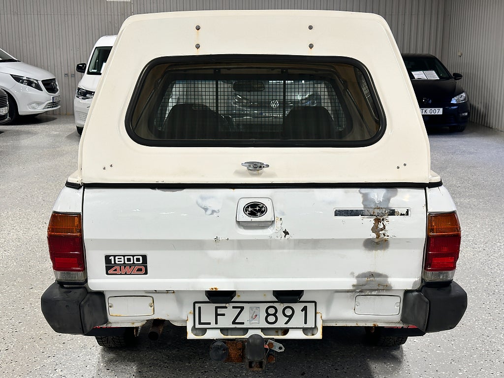 Subaru 1800 1.8l 4WD 82hk BRAT Brumby Besiktigad LÅGA MIL!