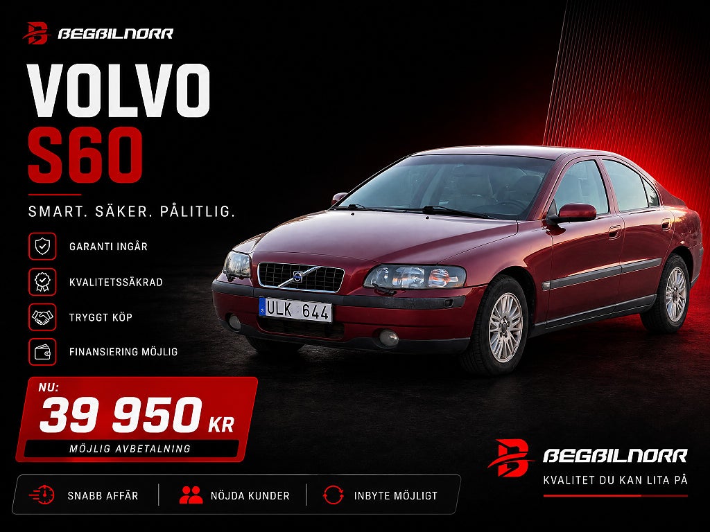 Volvo S60 2.4 Business*Nyserv*Nybes