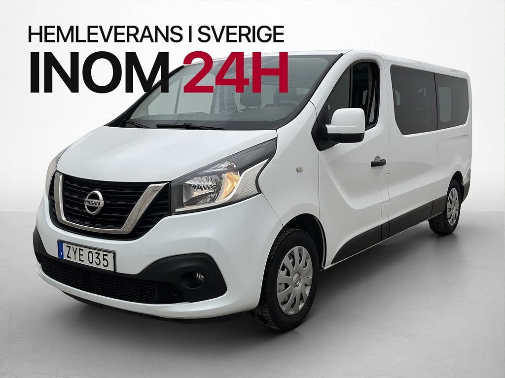 Nissan NV300 Kombi Lång 1.6 Värmare Dragkrok B-Kamera 9-Sits