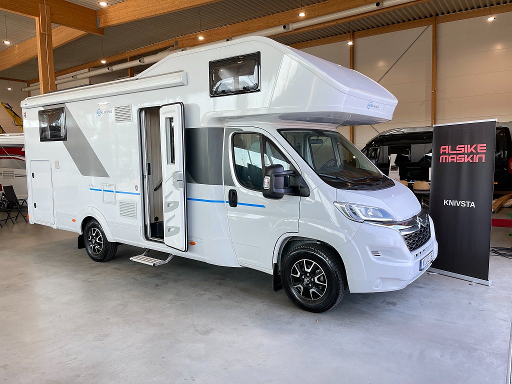Sun Living A 75 SL /Solcell/B-körkort/5 bältad/3500kg/985 mil