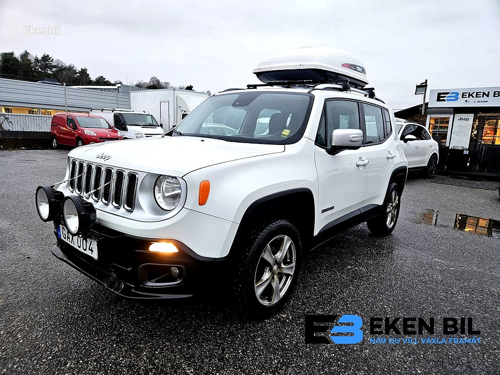 Jeep Renegade 2.0 CRD 4WD Limited Rattvärme Takbox Euro 6