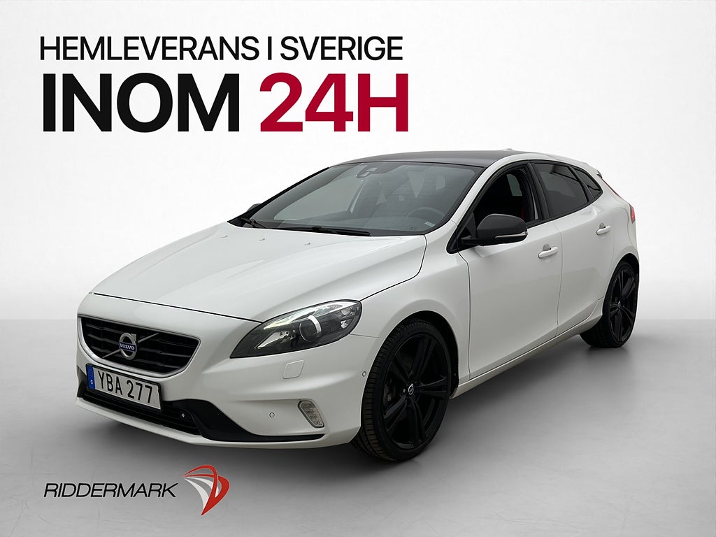 Volvo V40 T5 R-Design Carbon Edt VOC H/K P-Värmare Navi