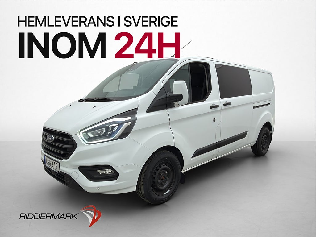 Ford transit-custom CrewVan L2 5-Sits Värm Drag Kamera MOMS