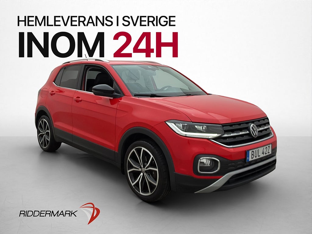 Volkswagen T-CROSS 110hk GT Halvskinn Adapt-Fart Lane-Assist