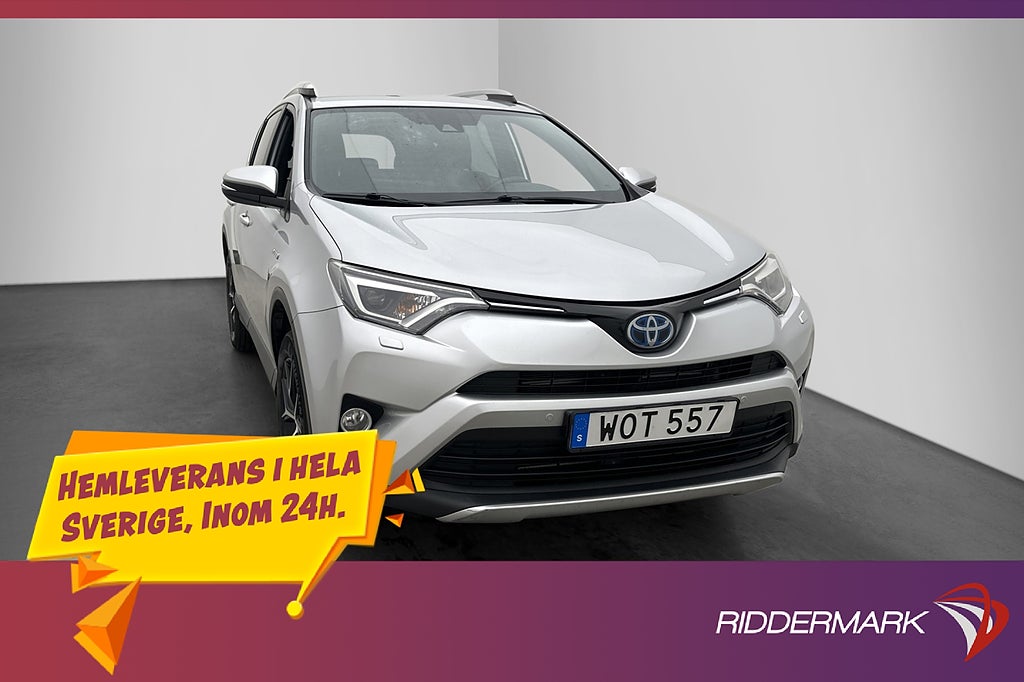 Toyota RAV4 2.5 AWD 197hk Active Plus Kamera Navi Halvskinn