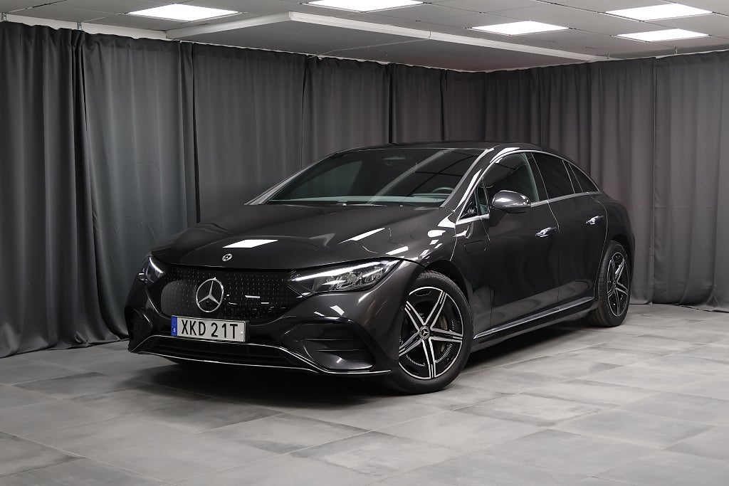 Mercedes-Benz EQE 300 89 kWh AMG Line Rattvärme Keyless Minnespaket MOMS