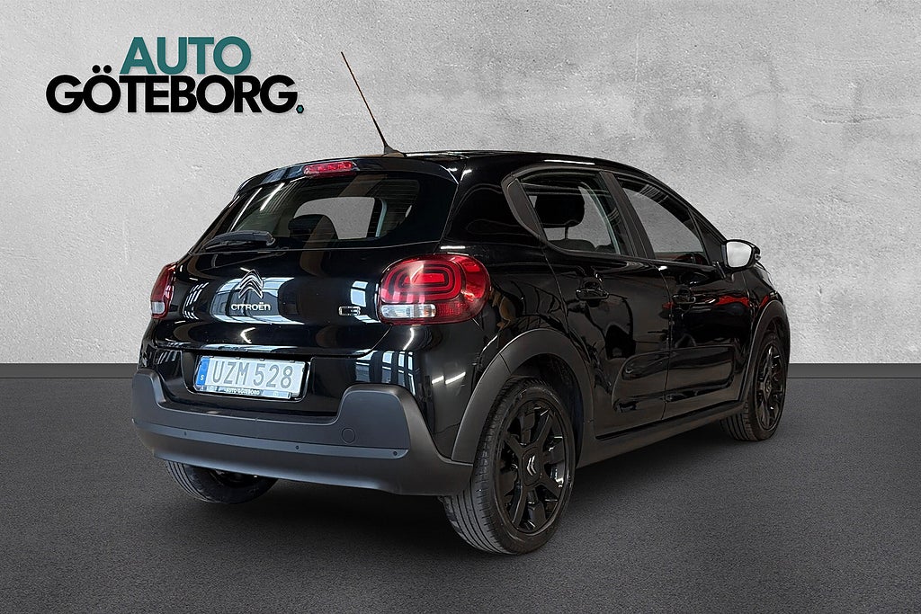 Citroën C3 1.2 PureTech 82, 2-ägare Levereras Nybesiktigad