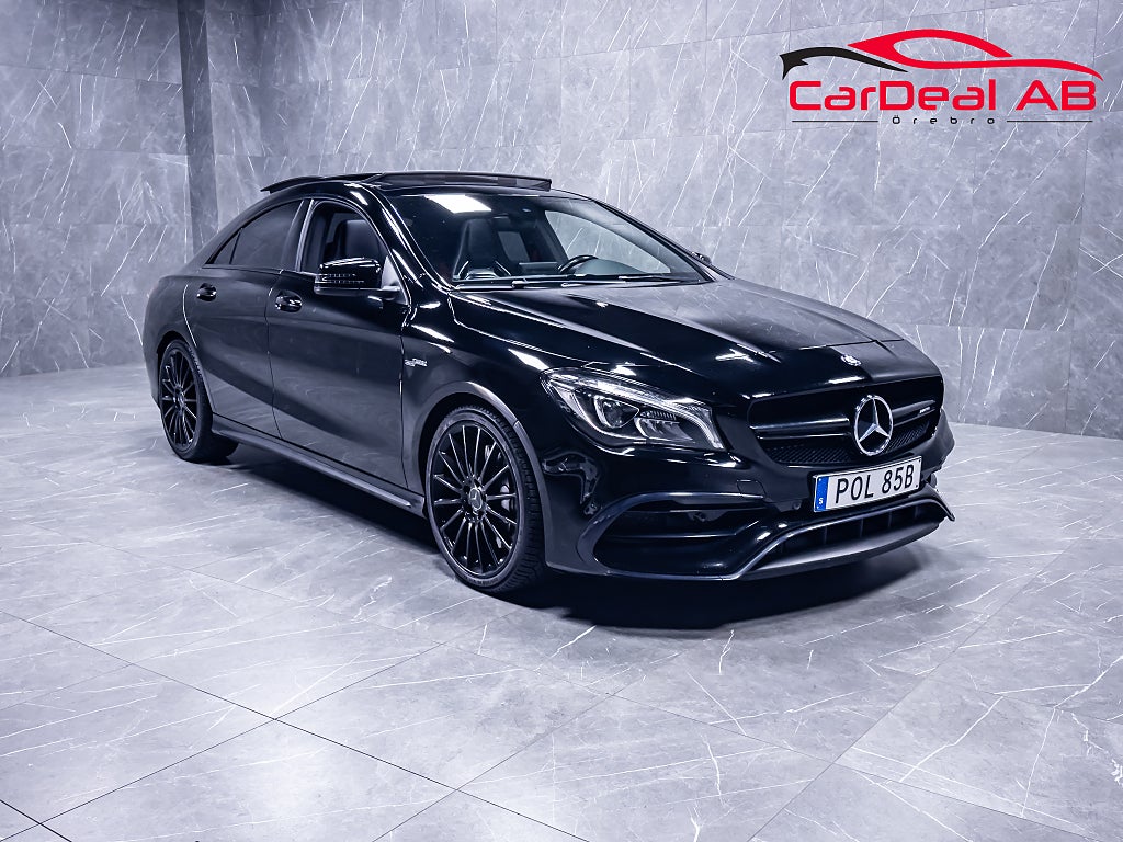 Mercedes-Benz CLA45 AMG 4MATIC Coupé 381hk Pano Skalstolar Sportavgassystem