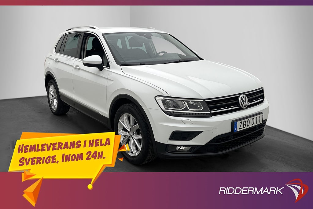 Volkswagen Tiguan 1.4 TSI 150hk 4M Parkeringsvärmare CarPlay