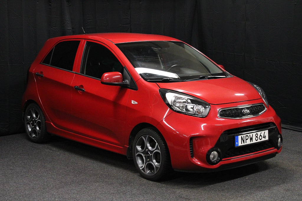 Kia Picanto 5-dörrar 1.2 Automat | Lågmil | Blåtand | Rattvärmare | 86hk