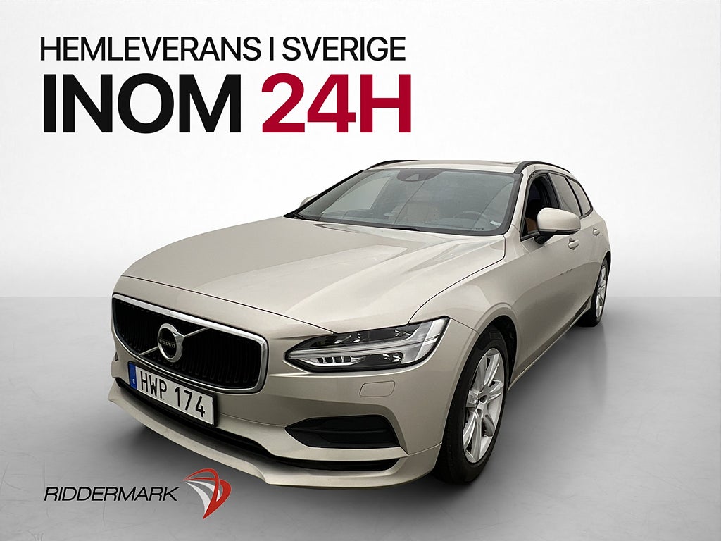 Volvo V90 D3 Automat VOC Värmare Skinn Sensorer Rattvärme