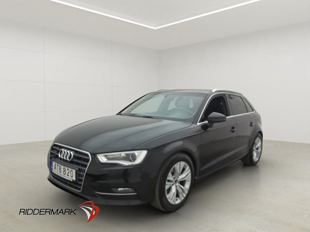 Audi A3 2.0 TDI S Tronic 184hk Quattro Alcantara B&O Drag