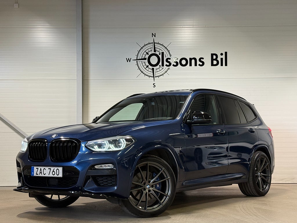 BMW X3 xDrive30d M Sport HUD B-Värm Drag  CarPlay B-kam 21”