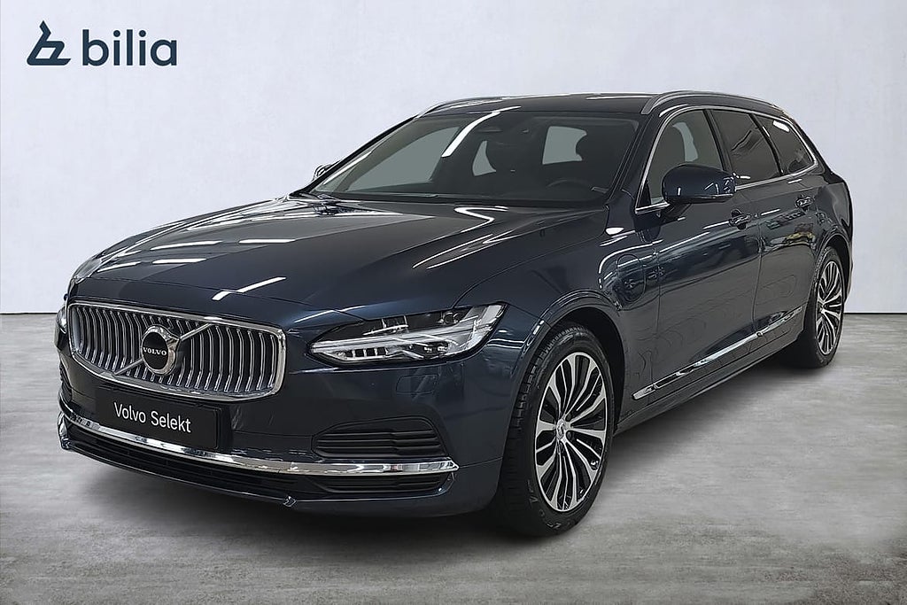 Volvo V90 Recharge T6 Core Bright AWD Dragkrok Dynamisk led