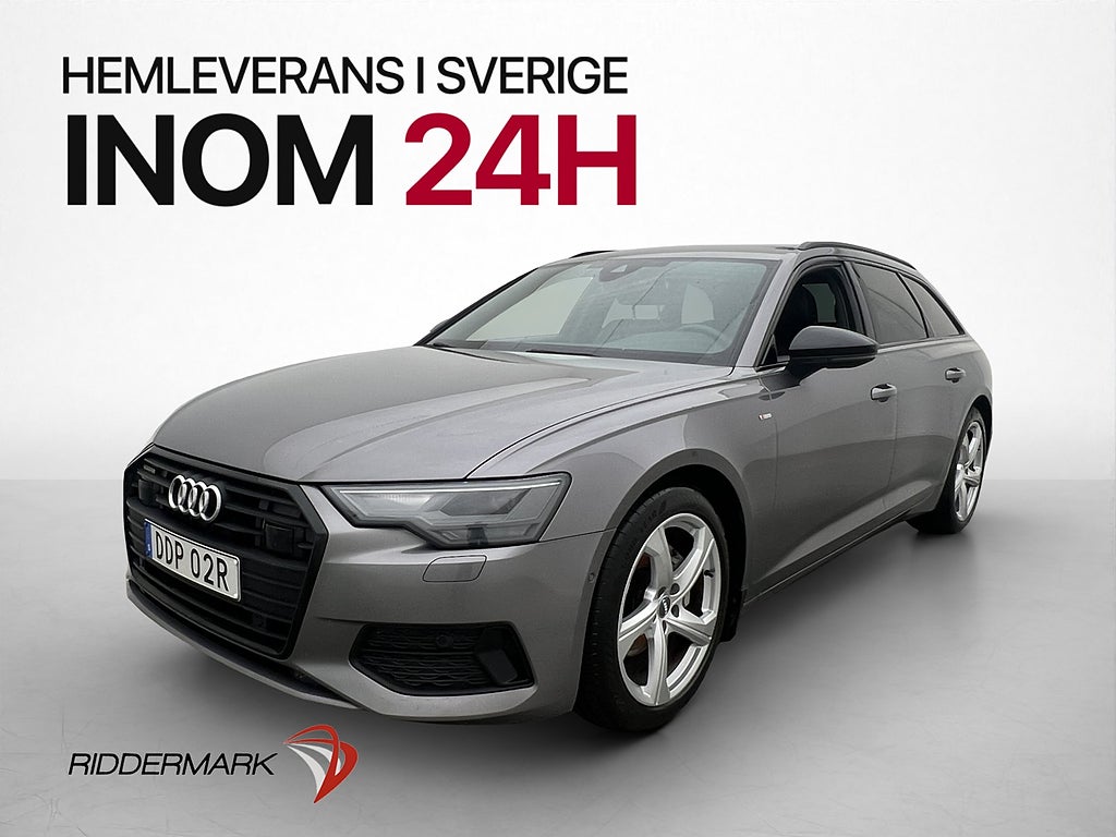 Audi A6 2.0 TDI 204hk Q S-Line Värmare Skinn Navi  Dragkrok