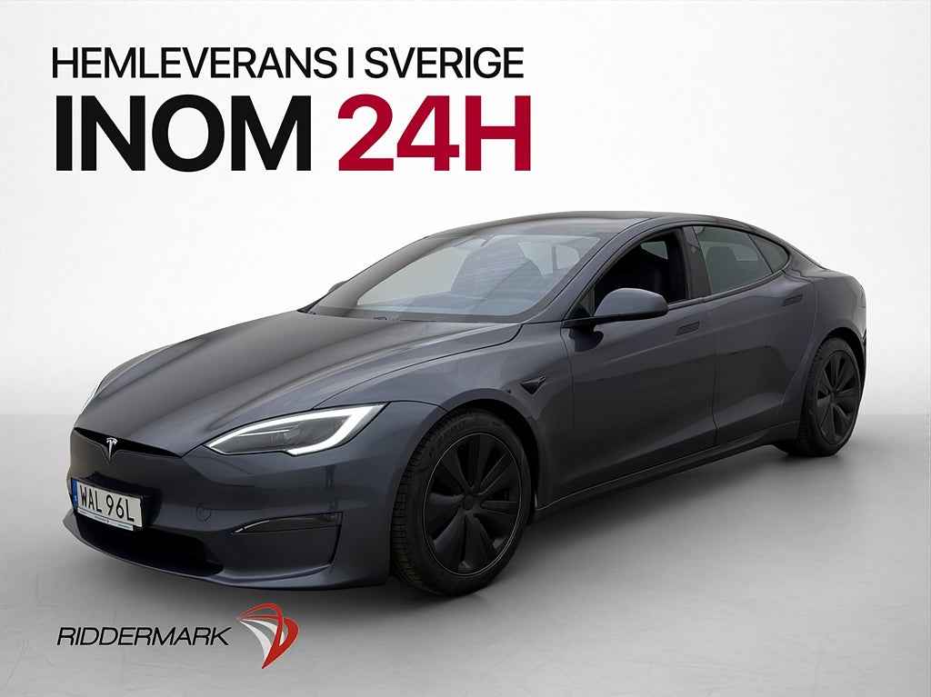 Tesla Model S Luftfjädring Yoke-ratt MOMS Svensksåld