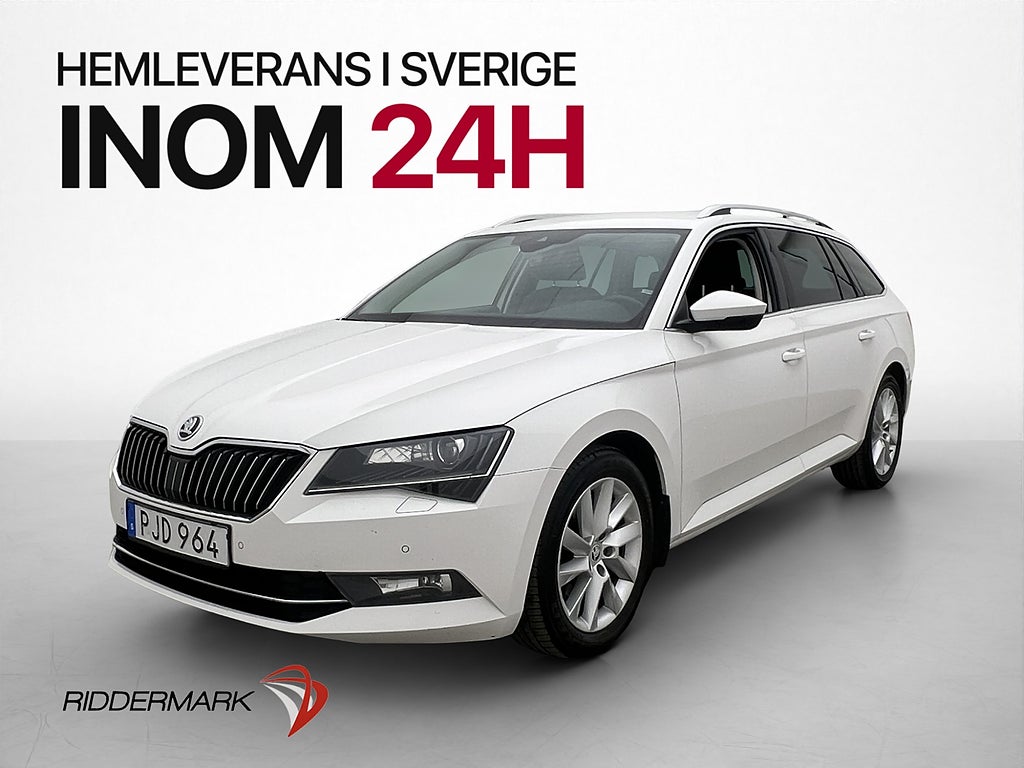 Skoda Superb 2.0 TDI 4X4 190hk Drag Canton Kamera Värmare