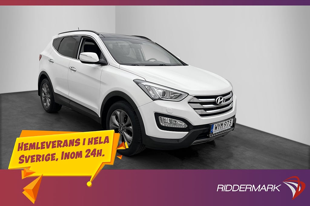 Hyundai Santa Fe 2.2 AWD 197hk Premium Plus Pano Kamera