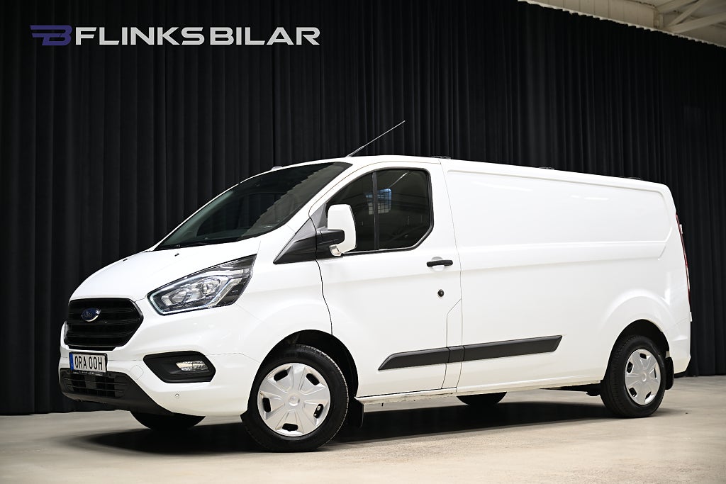 Ford Transit Custom Custom 130HK L2 Automat|Inredd|Drag|Värmare|Backkamera