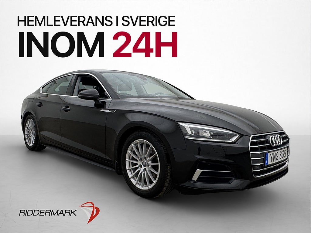 Audi A5 Sportback 2.0 TFSI 190hk Proline P-sensorer Keyless
