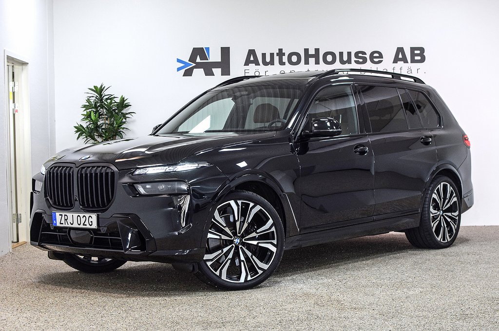 BMW X7 xDrive40d M Sport 7-sits B&W Kristall-ljus OBS SPEC!