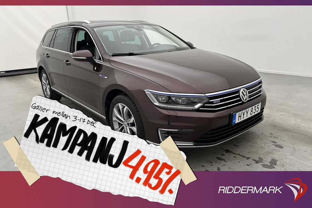 Volkswagen Passat GTE 218hk Executive Cockp 4,95% Ränta