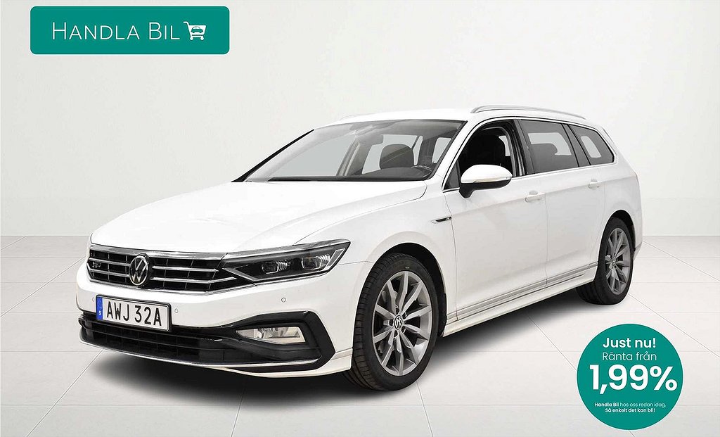Volkswagen Passat Sportscombi 2.0 TDI DPF SCR 4Motion DSG Sekventiell, 200hk, 2021