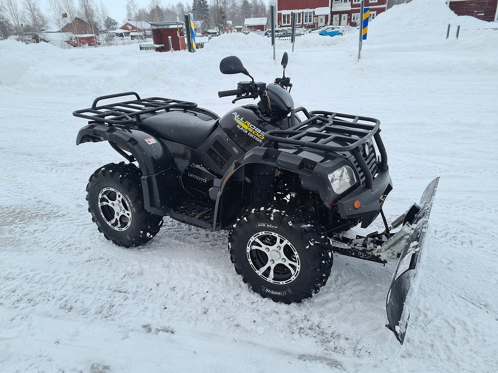 CFMOTO 500 Black Edition 4x4 49000 kr plog på köpet 