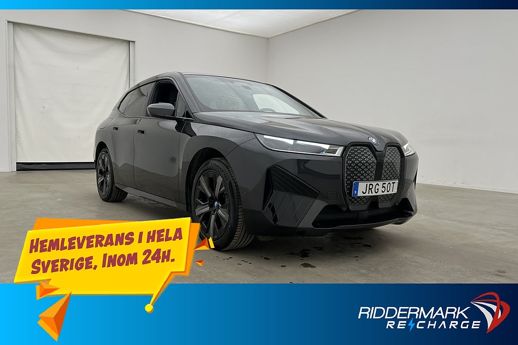 BMW iX xDrive50 Sport Sky H/K 360 Drag Head up Luftfjädring