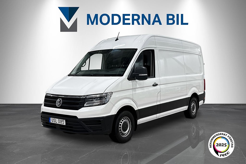 Volkswagen crafter 35 2.0 TDI 177hk L2H2 Aut Dragkrok D-värm Bkam Nyservad
