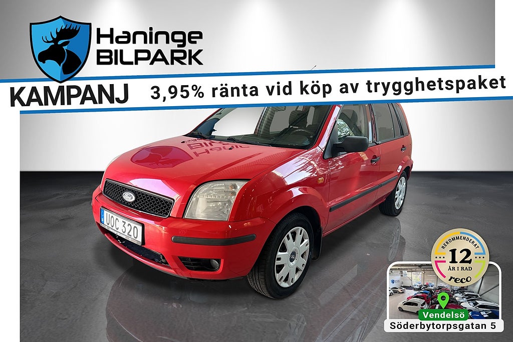 Ford Fusion 1.6 / LÅGMILARE  / SUPERDEAL 3,95%