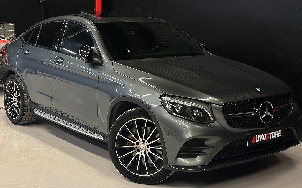 Mercedes-Benz GLC 220 d Coupé 4M AMG Pano Burm Värm 360° spec 