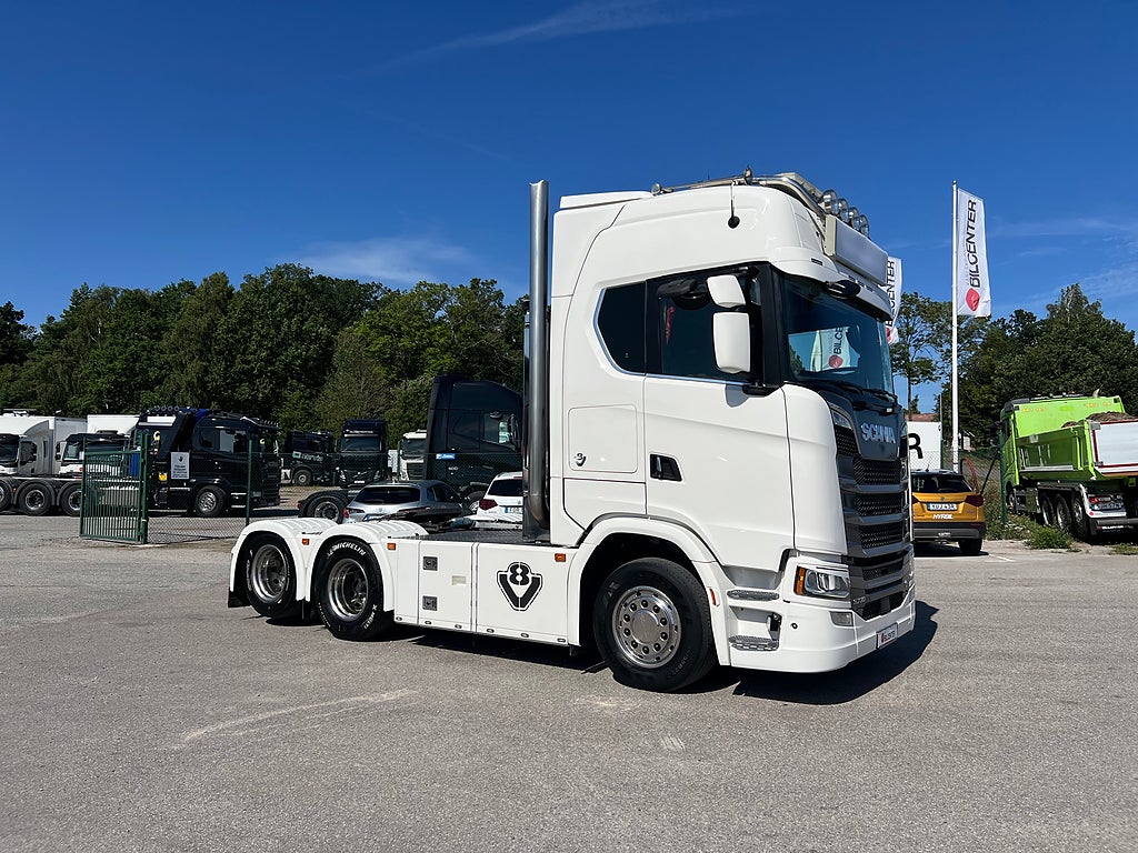Scania S730 V8 6x2 Dragbil, Hydraulik, Klädd inredning