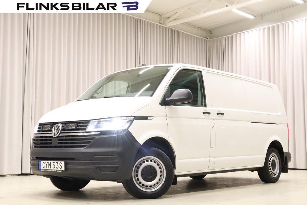 Volkswagen Transporter DSG 150HK L2 Dubbeldörr|LED|Leasebar
