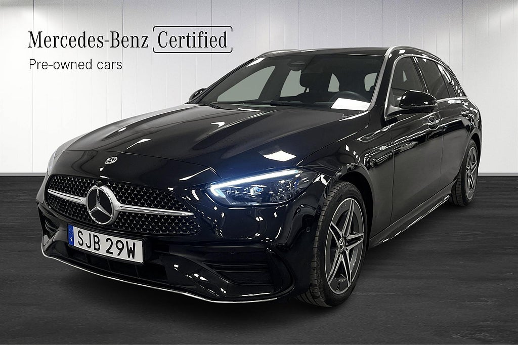 Mercedes-Benz C300 e 300 T e AMG Premium / Dragkrok / Värmare