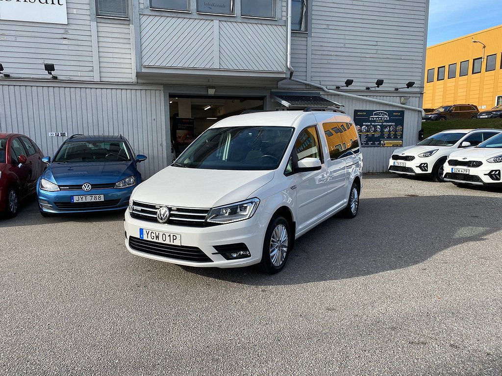 Volkswagen Caddy Maxi Life 1.4 TGI 5-SITS AUT Drag NAVI Moms 