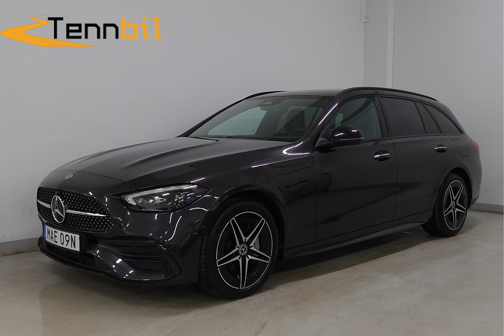 Mercedes-Benz C 300 T e 9G AMG 360° Drag P-Värme Burmester Ambient MOMS